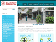 Tablet Screenshot of healthpointhospital.com